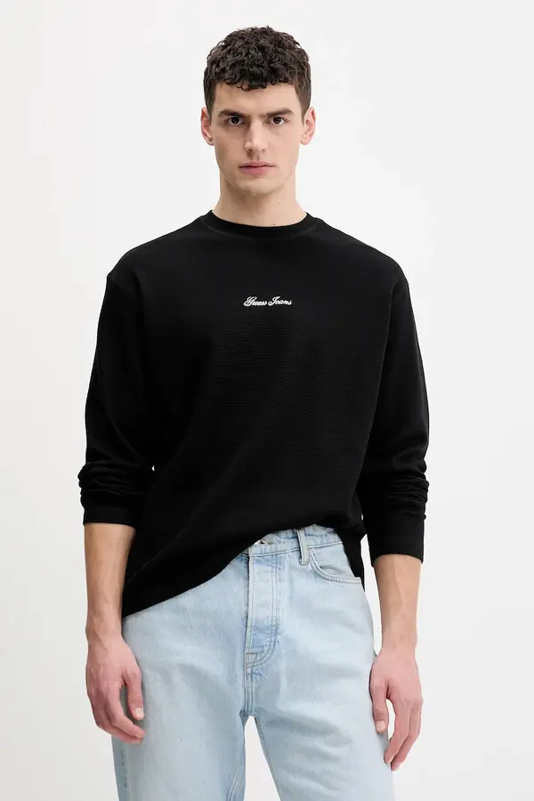 Guess Jeans Pamučna majica dugih rukava Guess Jeans