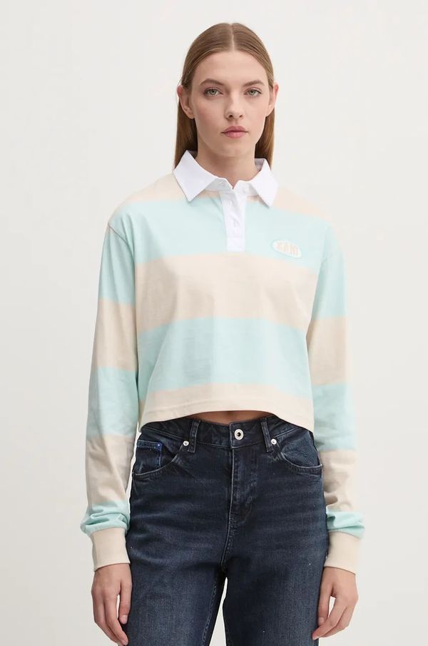 Karl Kani Pamučna majica dugih rukava Karl Kani boja: bež, 61240021