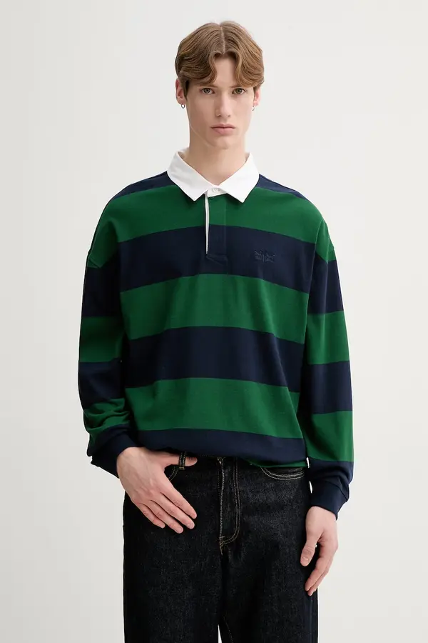 Levi's Pamučna majica dugih rukava Levi's HUDSON BOXY RUGBY