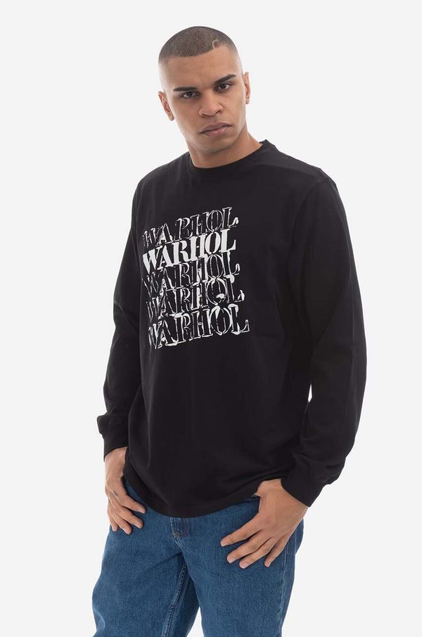Maharishi Pamučna majica dugih rukava Maharishi Andy Warhol Airborne L/S T-shirt boja: crna, s tiskom, 9923.BLACK-BLACK