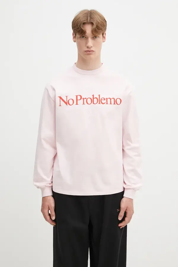 No Problemo Pamučna majica dugih rukava No Problemo No Problemo LS Tee