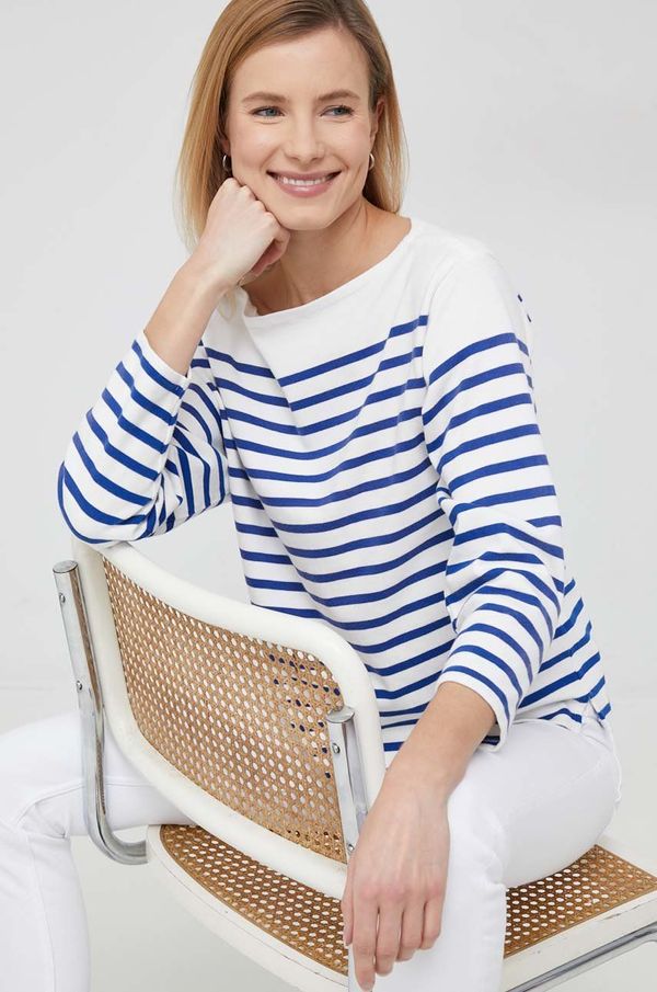 Polo Ralph Lauren Pamučna majica dugih rukava Polo Ralph Lauren boja: bijela