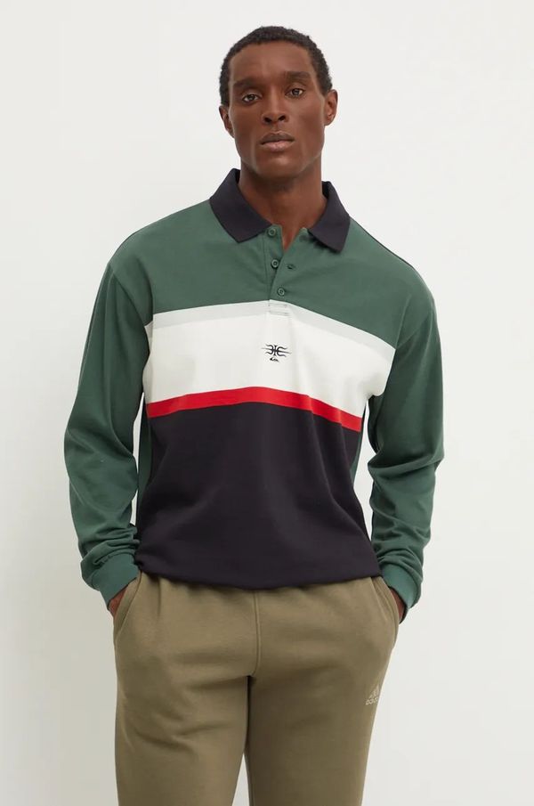 Quiksilver Pamučna majica dugih rukava Quiksilver Mercury boja: zelena, s uzorkom, AQYKT03125