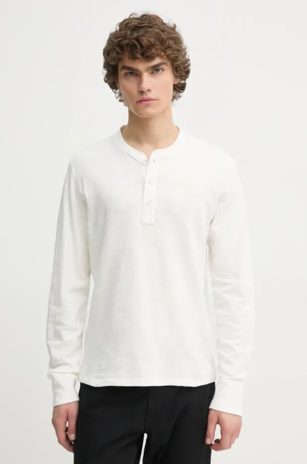rag & bone Pamučna majica dugih rukava Rag & Bone boja: bijela, bez uzorka, M000T656G