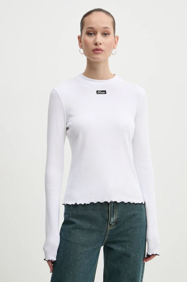 Rotate Pamučna majica dugih rukava Rotate boja: bijela, 113656400