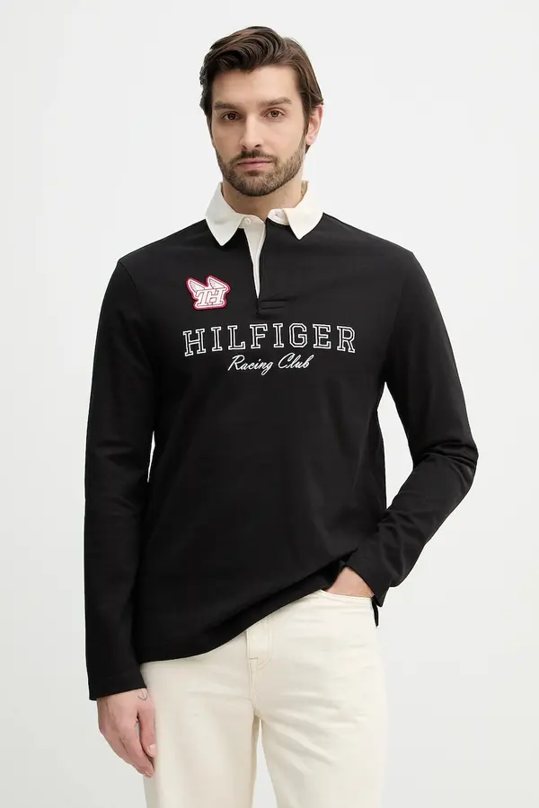 Tommy Hilfiger Pamučna majica dugih rukava Tommy Hilfiger