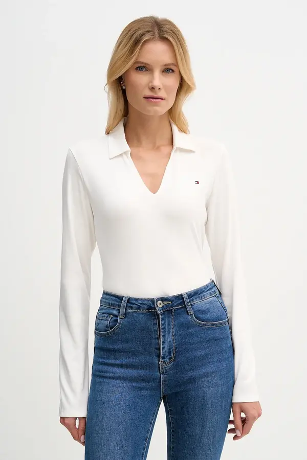 Tommy Hilfiger Pamučna majica dugih rukava Tommy Hilfiger