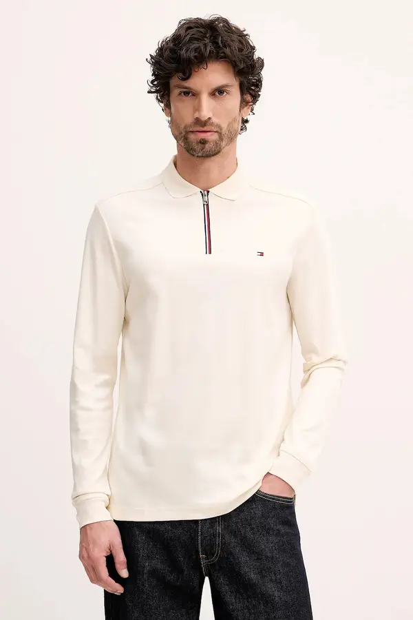 Tommy Hilfiger Pamučna majica dugih rukava Tommy Hilfiger