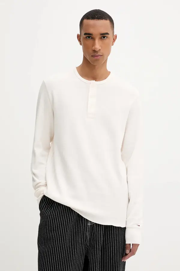 Tommy Jeans Pamučna majica dugih rukava Tommy Jeans