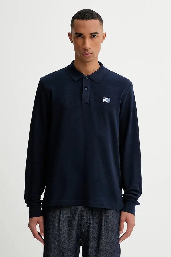 Tommy Jeans Pamučna majica dugih rukava Tommy Jeans