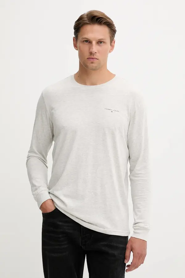 Tommy Jeans Pamučna majica dugih rukava Tommy Jeans