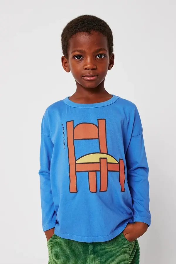 Bobo Choses Pamučna majica dugih rukava za bebe Bobo Choses Chair