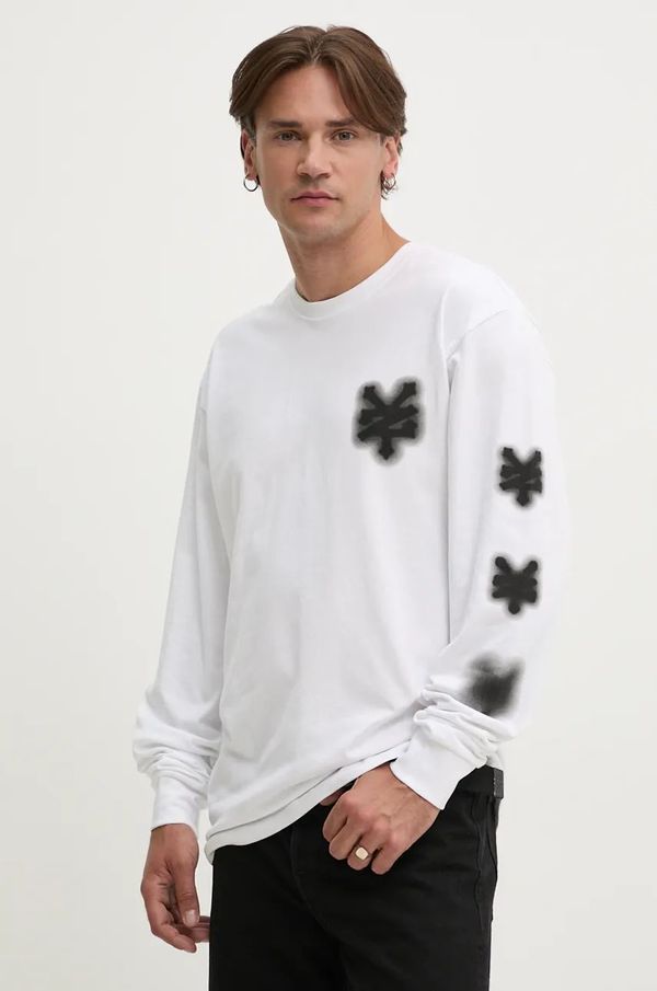 Zoo York Pamučna majica dugih rukava Zoo York boja: bijela, s tiskom, 60240006