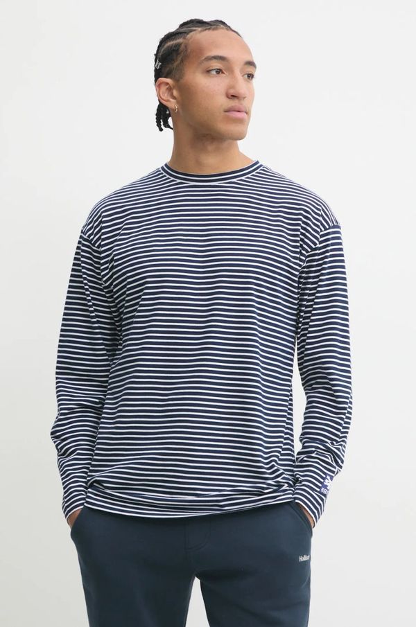 Zoo York Pamučna majica dugih rukava Zoo York boja: tamno plava, s uzorkom, 60240007