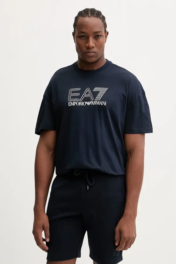 EA7 Emporio Armani Pamučna majica EA7 Emporio Armani