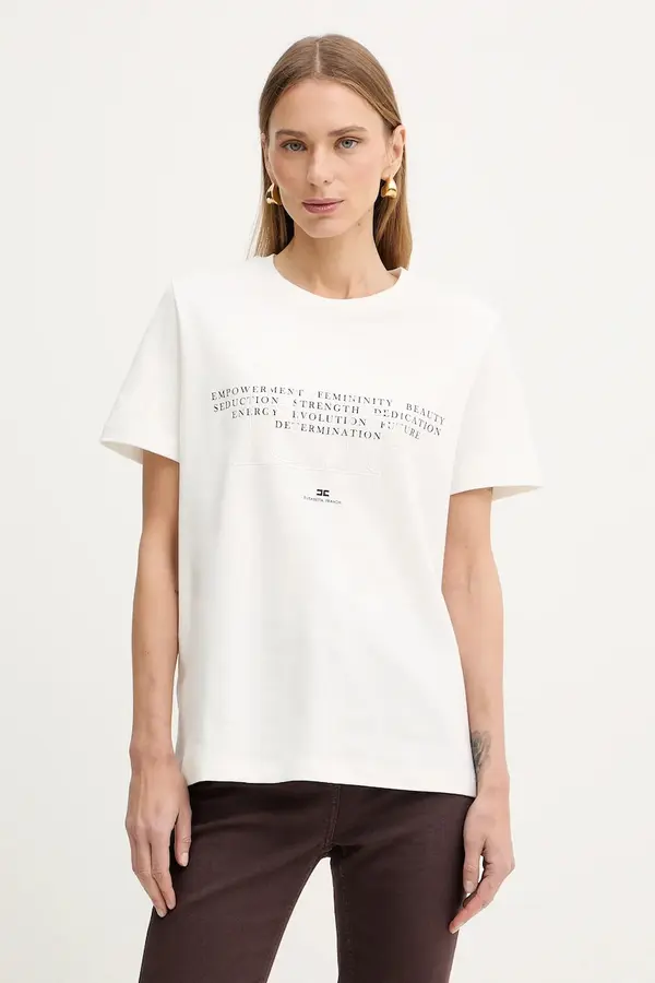 Elisabetta Franchi Pamučna majica Elisabetta Franchi