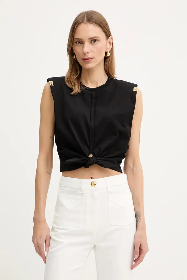 Elisabetta Franchi Pamučna majica Elisabetta Franchi