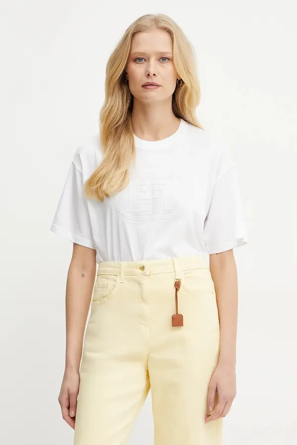 Elisabetta Franchi Pamučna majica Elisabetta Franchi