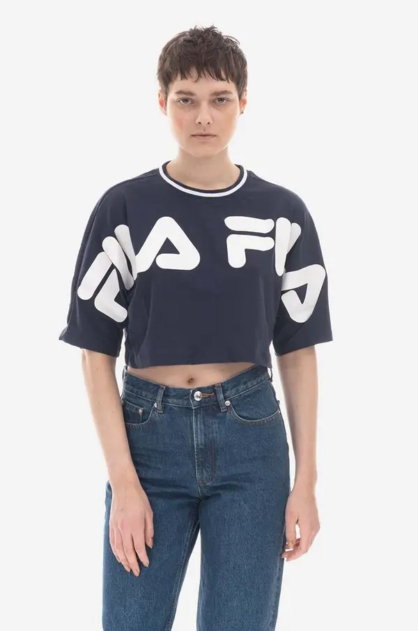 Fila Pamučna majica Fila Barr Cropped Wide Tee