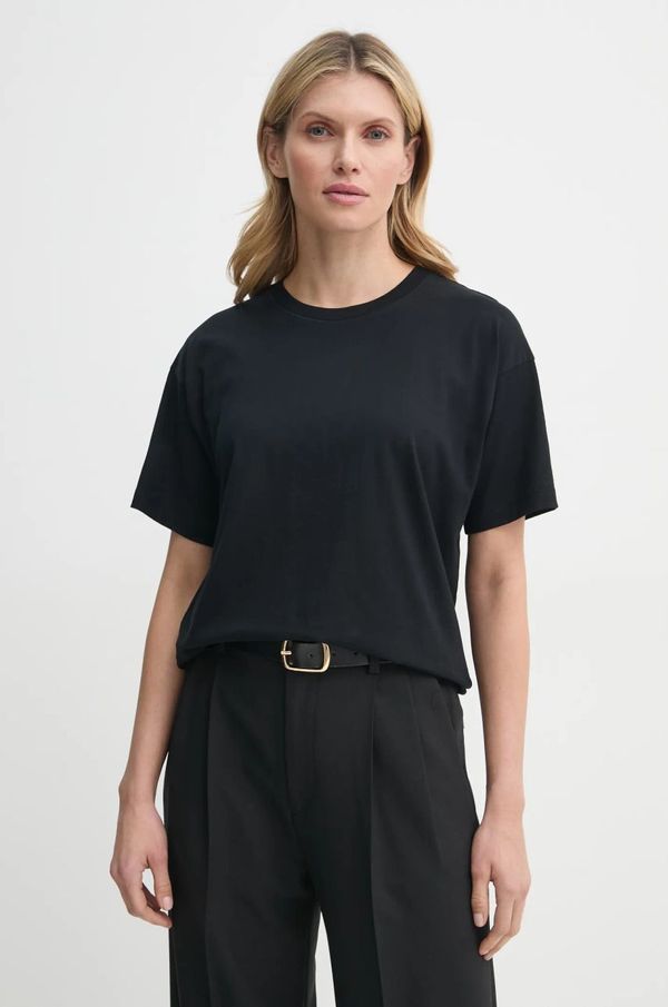 Filippa K Pamučna majica Filippa K za žene, boja: crna, 31287