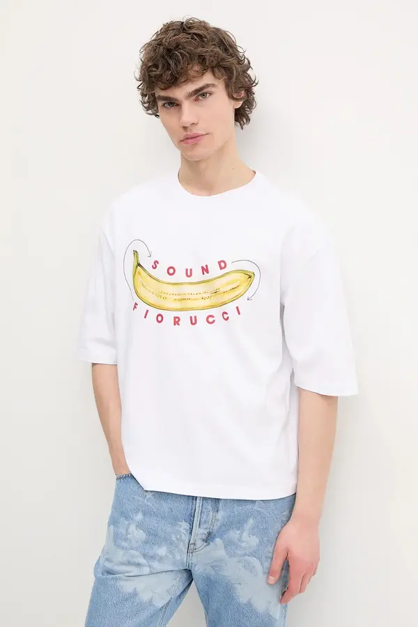 Fiorucci Pamučna majica Fiorucci Banana Sound Print Regular Fit T-Shirt