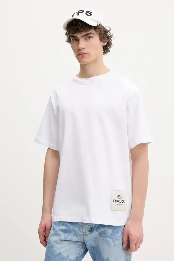 Fiorucci Pamučna majica Fiorucci Label Regular Fit T-Shirt