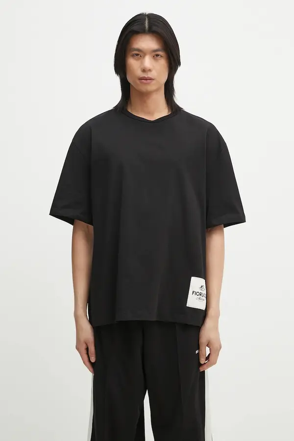 Fiorucci Pamučna majica Fiorucci Logo Label Boxy Fit
