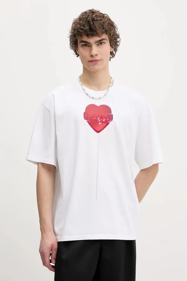 Fiorucci Pamučna majica Fiorucci Lollipop Heart Print Boxy Fit T-Shirt