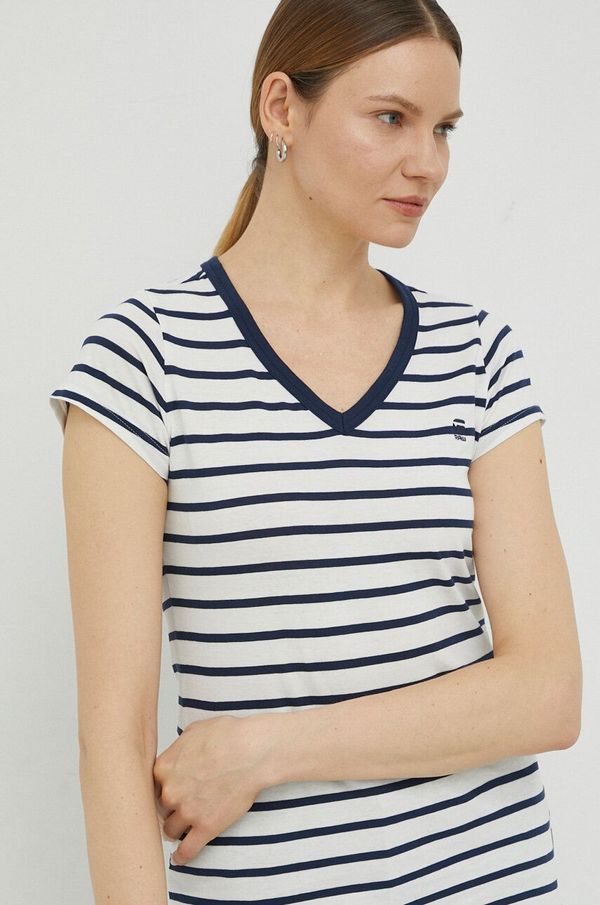 G-Star Raw Pamučna majica G-Star Raw boja: tamno plava