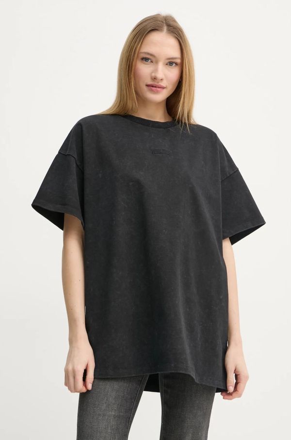 Gestuz Pamučna majica Gestuz za žene, boja: crna, 10909709