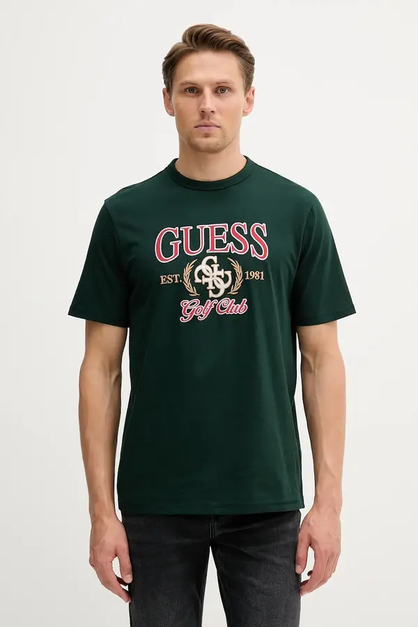 Guess Pamučna majica Guess 4G