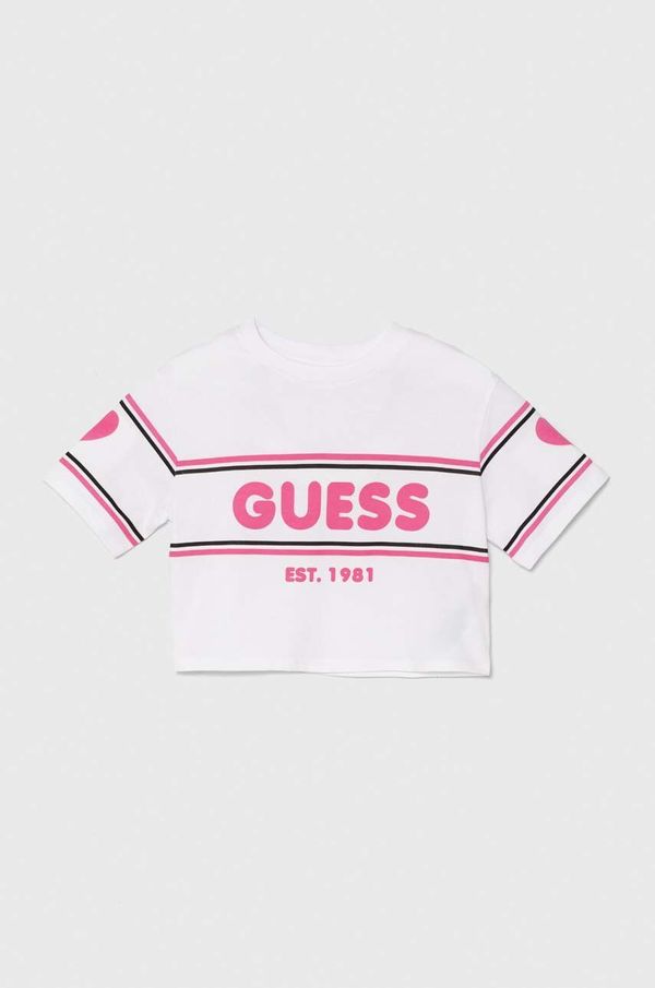 Guess Pamučna majica Guess boja: bijela, J4YI10 K8HM4