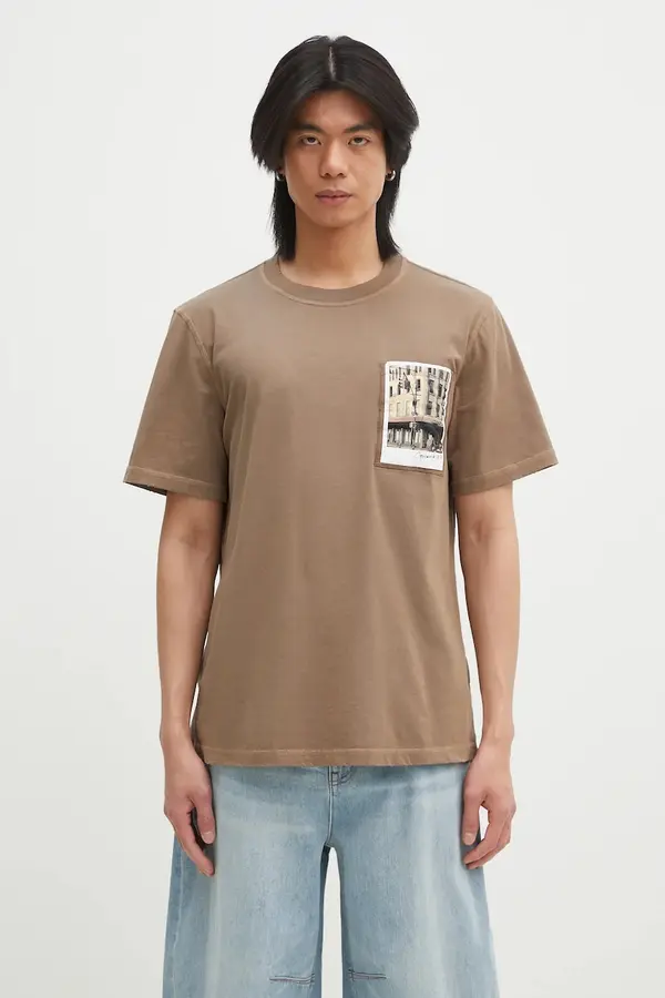Helmut Lang Pamučna majica Helmut Lang Pstcard T Grnwch.Mal