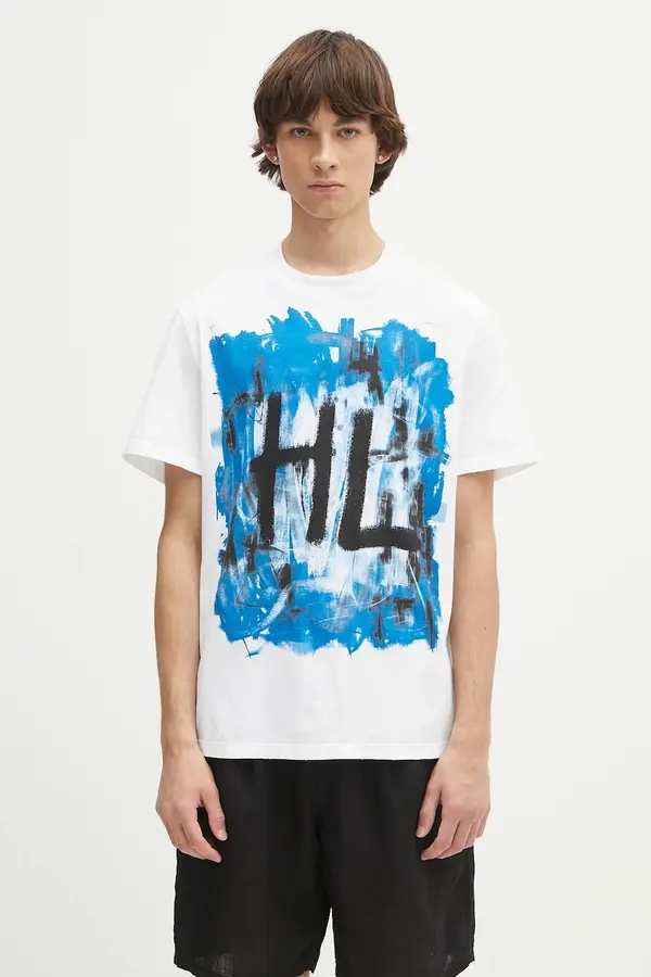 Helmut Lang Pamučna majica Helmut Lang SCRIBBLE.T2.MAL.LT.
