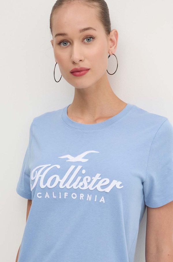 Hollister Co. Pamučna majica Hollister Co. za žene, KI357-3285