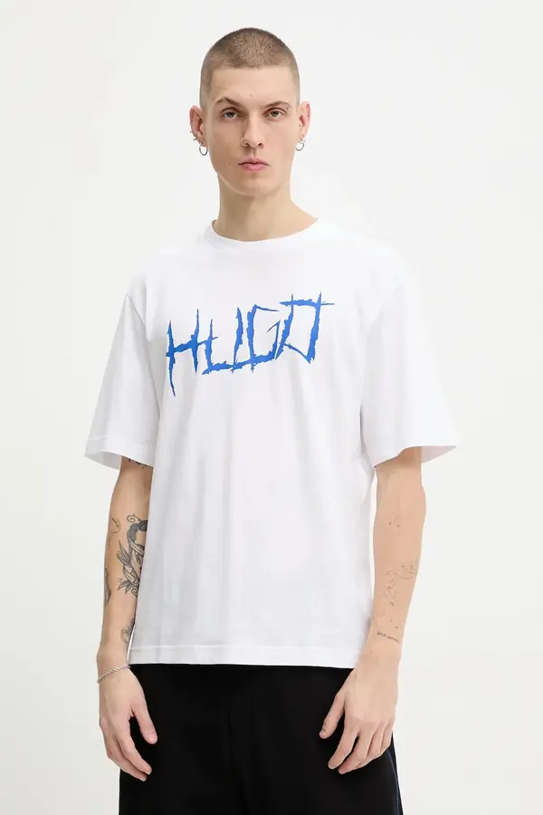 HUGO Blue Pamučna majica Hugo Blue  Namerix