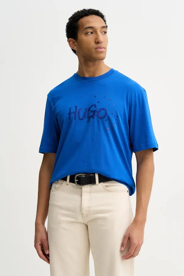 HUGO Blue Pamučna majica Hugo Blue Nierofix