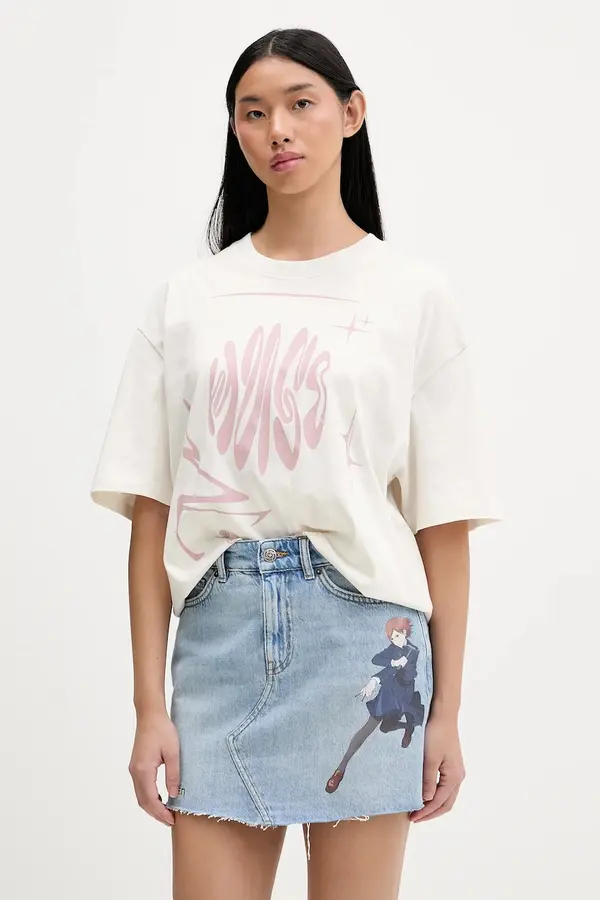 HUGO Blue Pamučna majica Hugo Blue  Oversized_Tee_B_8