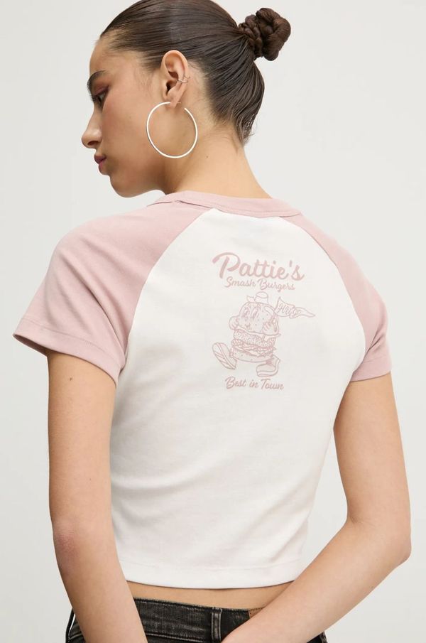 Hugo Blue Pamučna majica Hugo Blue za žene, boja: ružičasta, 50533973