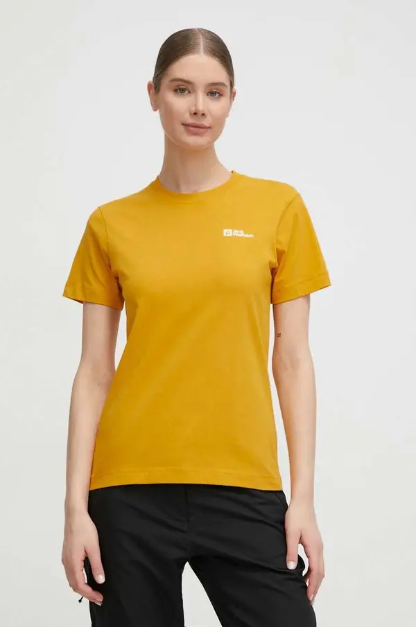 Jack Wolfskin Pamučna majica Jack Wolfskin