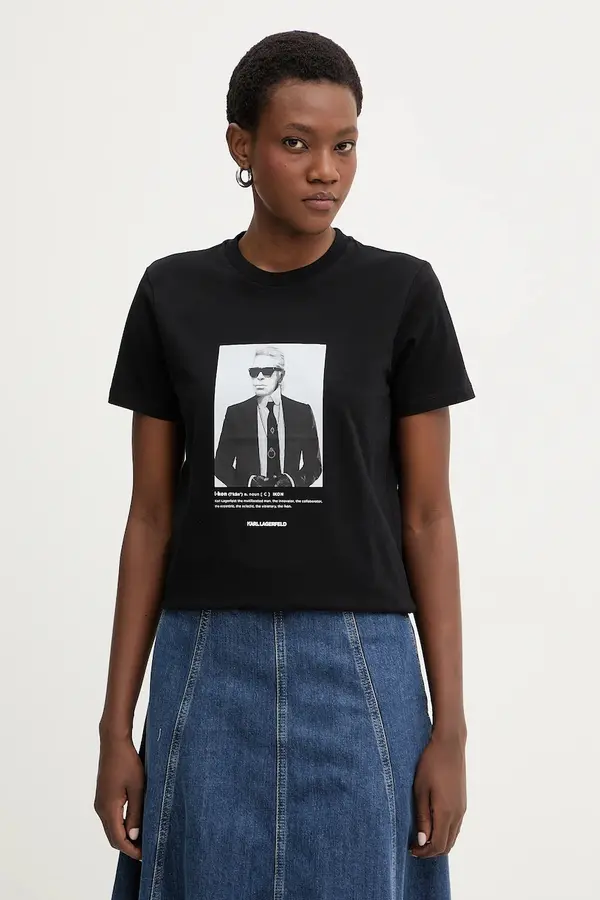 Karl Lagerfeld Pamučna majica Karl Lagerfeld
