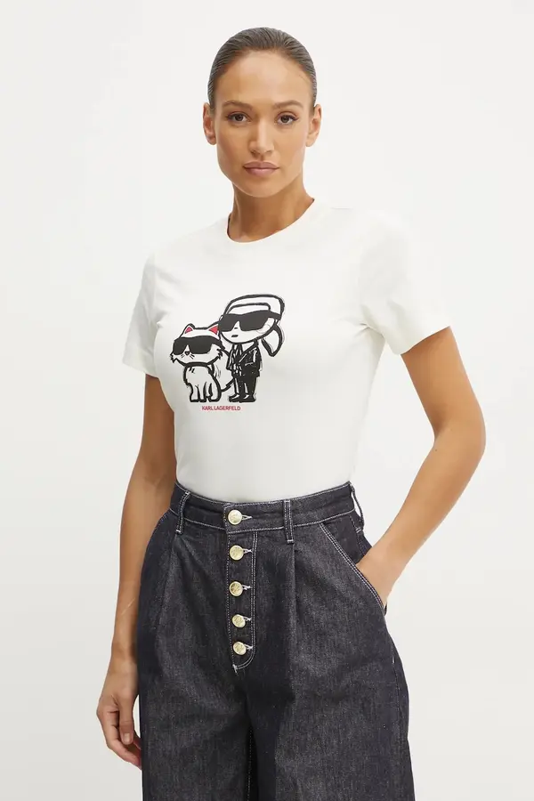 Karl Lagerfeld Pamučna majica Karl Lagerfeld