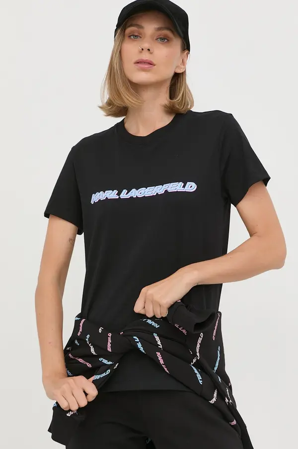Karl Lagerfeld Pamučna majica Karl Lagerfeld