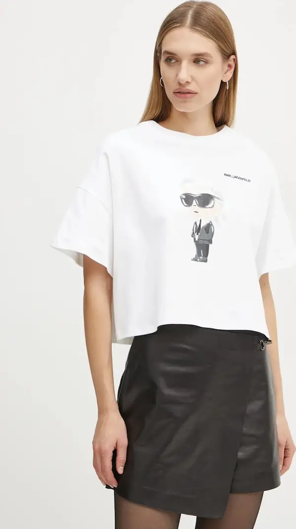 Karl Lagerfeld Pamučna majica Karl Lagerfeld IKON