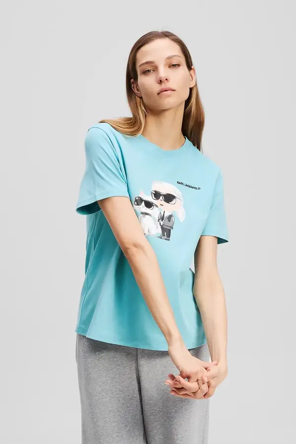 Karl Lagerfeld Pamučna majica Karl Lagerfeld  IKON NYLON