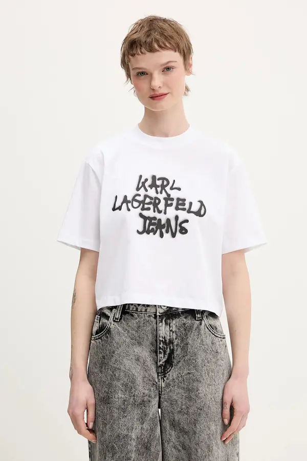 Karl Lagerfeld Jeans Pamučna majica Karl Lagerfeld Jeans