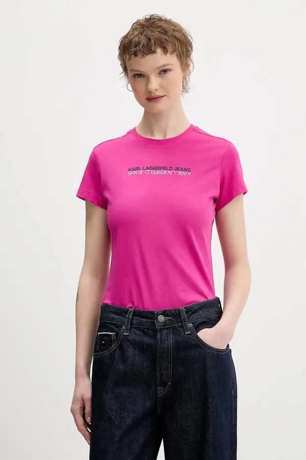 Karl Lagerfeld Jeans Pamučna majica Karl Lagerfeld Jeans
