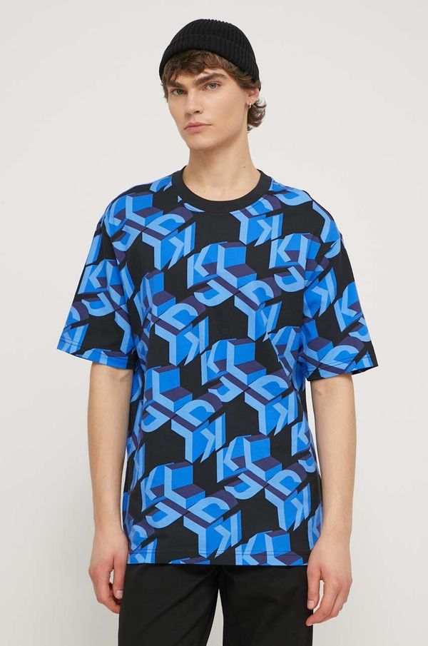 Karl Lagerfeld Jeans Pamučna majica Karl Lagerfeld Jeans za muškarce, s uzorkom