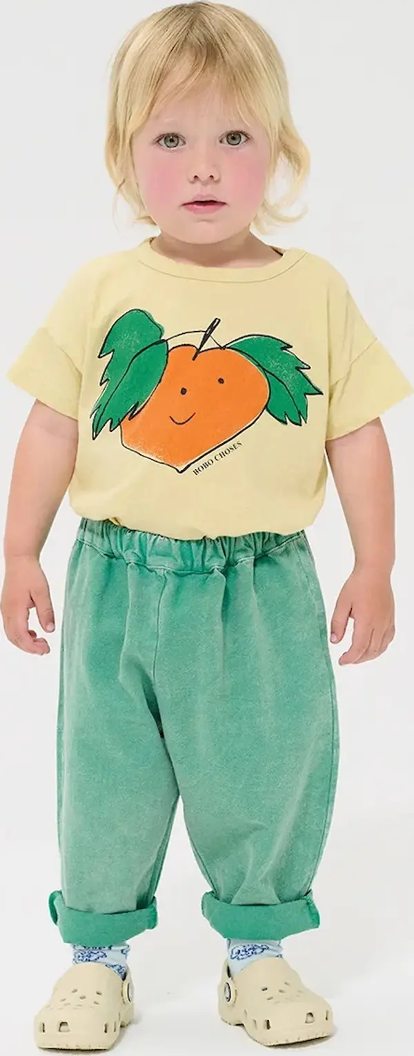 Bobo Choses Pamučna majica kratkih rukava za bebe Bobo Choses Curious Turnip