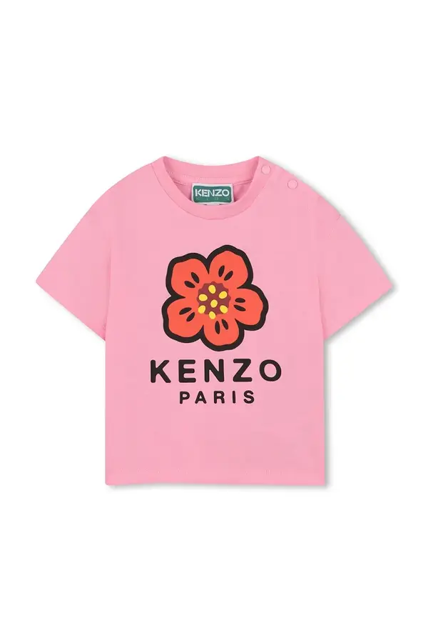 Kenzo kids Pamučna majica kratkih rukava za bebe Kenzo Kids